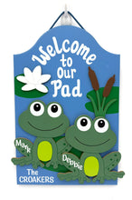 Load image into Gallery viewer, Welcome to Our Pad Frog Sign
