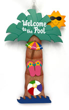 Load image into Gallery viewer, Pool Palm Tree Sign