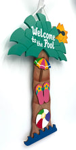 Load image into Gallery viewer, Pool Palm Tree Sign