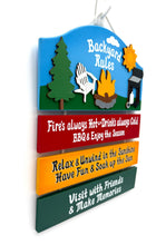 Load image into Gallery viewer, Backyard Rules Sign