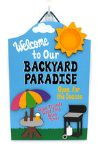 Load image into Gallery viewer, Backyard Paradise Signs