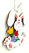 Load image into Gallery viewer, Bunny w/ Tulips Easter Signs