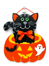 Load image into Gallery viewer, Cat & Jack-O'lantern-Halloween Signs