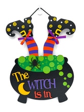 Load image into Gallery viewer, Witch Pot Feet Halloween Signs