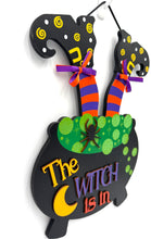 Load image into Gallery viewer, Witch Pot Feet Halloween Signs