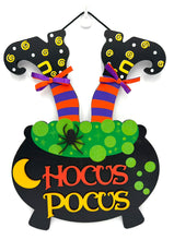Load image into Gallery viewer, Witch Pot Feet Halloween Signs