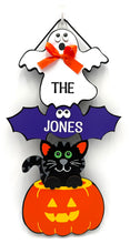 Load image into Gallery viewer, Ghost Bat Cat Pumpkin Halloween Signs
