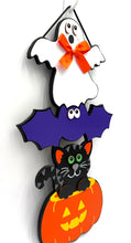Load image into Gallery viewer, Ghost Bat Cat Pumpkin Halloween Signs