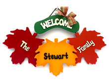 Load image into Gallery viewer, 3 Leaf Trio Fall Signs
