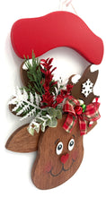 Load image into Gallery viewer, Reindeer Head Christmas Signs