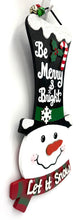 Load image into Gallery viewer, Snowman Tall Hat Christmas Signs