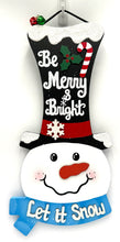 Load image into Gallery viewer, Snowman Tall Hat Christmas Signs