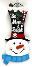 Load image into Gallery viewer, Snowman Tall Hat Christmas Signs
