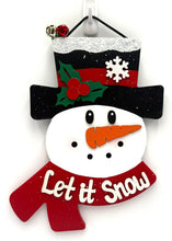 Load image into Gallery viewer, Snowman with Scarf Christmas Signs