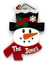 Load image into Gallery viewer, Snowman with Scarf Christmas Signs