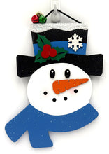 Load image into Gallery viewer, Snowman with Scarf Christmas Signs