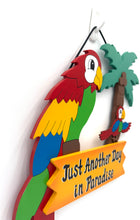Load image into Gallery viewer, Parrot Palm Tree Sign
