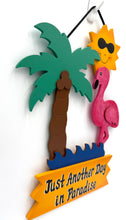 Load image into Gallery viewer, Tropical Flamingo Sign
