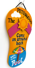 Load image into Gallery viewer, Pool Flip Flop Sign
