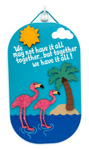 Load image into Gallery viewer, Tropical Flamingo Sign
