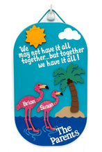 Load image into Gallery viewer, Tropical Flamingo Sign
