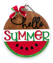 Load image into Gallery viewer, Watermelon-Summer Sign
