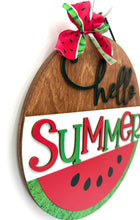 Load image into Gallery viewer, Watermelon-Summer Sign
