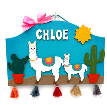 Load image into Gallery viewer, Llama Girl's Room Signs
