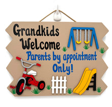 Load image into Gallery viewer, Grandkids Welcome Sign
