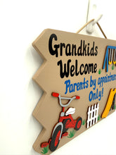 Load image into Gallery viewer, Grandkids Welcome Sign
