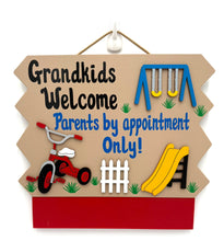 Load image into Gallery viewer, Grandkids Welcome Sign

