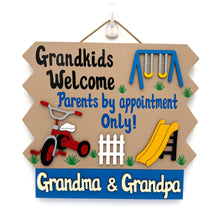 Load image into Gallery viewer, Grandkids Welcome Sign
