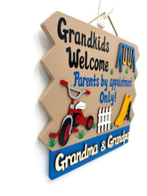 Load image into Gallery viewer, Grandkids Welcome Sign
