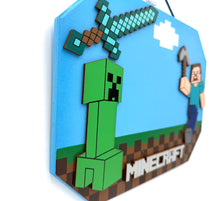 Load image into Gallery viewer, Minecraft Boy's &amp; Girl's Room Signs
