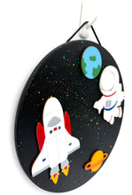 Load image into Gallery viewer, Space Theme Boy's &amp; Girl's Room Signs
