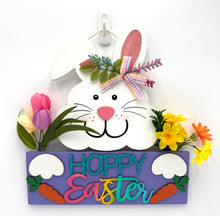 Load image into Gallery viewer, Bunny-Happy Easter Sign
