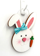 Load image into Gallery viewer, Bunny w/ Face Ornament Easter Signs

