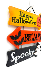 Load image into Gallery viewer, Happy Halloween Arrow Halloween Signs
