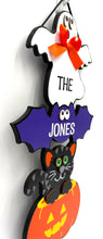 Load image into Gallery viewer, Ghost Bat Cat Pumpkin Halloween Signs
