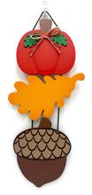 Load image into Gallery viewer, Pumpkin Leaf Acorn Fall Signs
