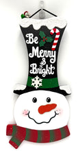 Load image into Gallery viewer, Snowman Tall Hat Christmas Signs
