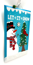 Load image into Gallery viewer, LRG Snowman Plaque Christmas Signs
