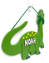 Load image into Gallery viewer, Long Neck Dino Boy's &amp; Girl's Room Signs
