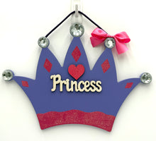 Load image into Gallery viewer, Crown Girl's Room Signs
