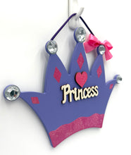 Load image into Gallery viewer, Crown Girl's Room Signs
