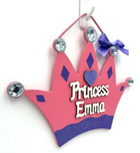 Load image into Gallery viewer, Crown Girl's Room Signs
