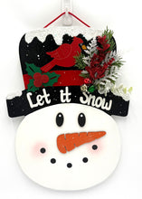 Load image into Gallery viewer, LRG Snowman Head Christmas Signs
